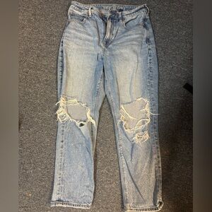 American Eagle Outfitters Strigid Distressed Denim